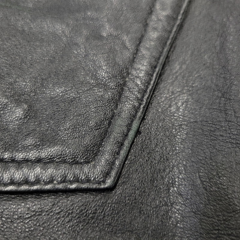 【現状渡し品】【メンズ】 CANYON DE CHELLY キャニオンデシェリー 8410104 90-00S LEATHER PANTS レザー パンツ ズボン ボトムス 157-260824-ya-22-izu サイズ：XL カラー：ブラック 万代Net店