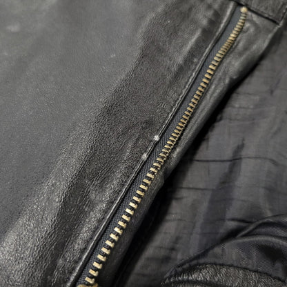 【現状渡し品】【メンズ】 CANYON DE CHELLY キャニオンデシェリー 8410104 90-00S LEATHER PANTS レザー パンツ ズボン ボトムス 157-260824-ya-22-izu サイズ：XL カラー：ブラック 万代Net店