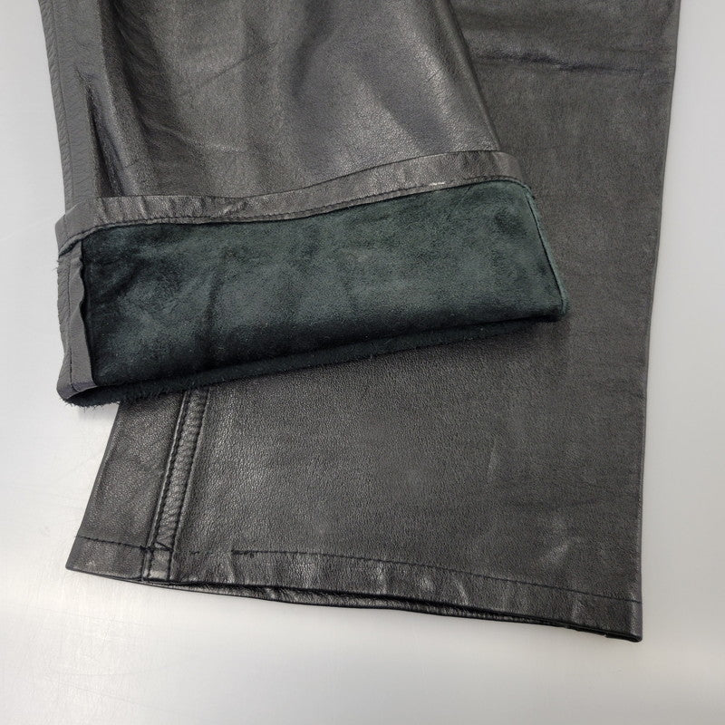 【現状渡し品】【メンズ】 CANYON DE CHELLY キャニオンデシェリー 8410104 90-00S LEATHER PANTS レザー パンツ ズボン ボトムス 157-260824-ya-22-izu サイズ：XL カラー：ブラック 万代Net店