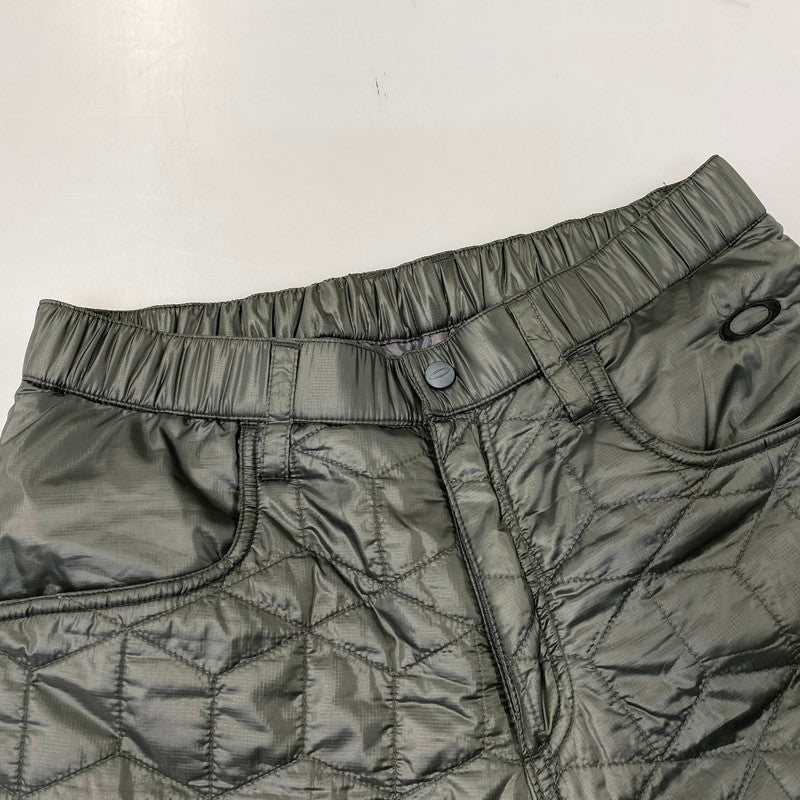 【中古品】【メンズ】 OAKLEY オークリー QUILTING PANTS 421763JP キルティングパンツ 159-260820-as-34-izu サイズ：L カラー：ダークグリーン 万代Net店
