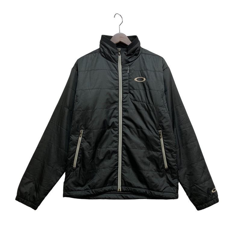 【中古品】【メンズ】 OAKLEY オークリー LOGO ZIP NYLON JACKET 419271JP ロゴ ジップ ナイロンジャケット 148-260820-as-30-izu サイズ：L カラー：ブラック 万代Net店
