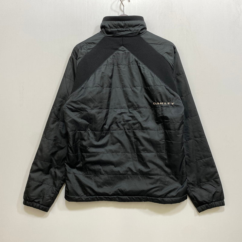 【中古品】【メンズ】 OAKLEY オークリー LOGO ZIP NYLON JACKET 419271JP ロゴ ジップ ナイロンジャケット 148-260820-as-30-izu サイズ：L カラー：ブラック 万代Net店