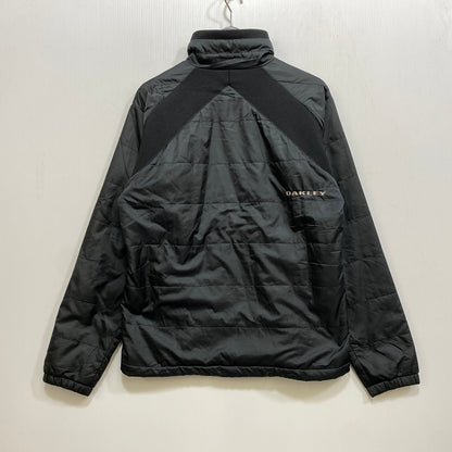 【中古品】【メンズ】 OAKLEY オークリー LOGO ZIP NYLON JACKET 419271JP ロゴ ジップ ナイロンジャケット 148-260820-as-30-izu サイズ：L カラー：ブラック 万代Net店