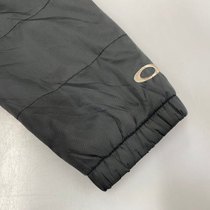 【中古品】【メンズ】 OAKLEY オークリー LOGO ZIP NYLON JACKET 419271JP ロゴ ジップ ナイロンジャケット 148-260820-as-30-izu サイズ：L カラー：ブラック 万代Net店