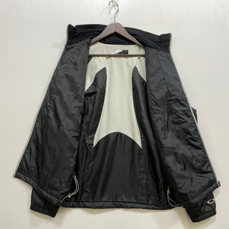 【中古品】【メンズ】 OAKLEY オークリー LOGO ZIP NYLON JACKET 419271JP ロゴ ジップ ナイロンジャケット 148-260820-as-30-izu サイズ：L カラー：ブラック 万代Net店