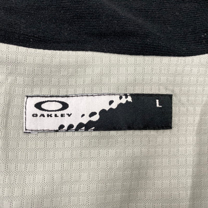 【中古品】【メンズ】 OAKLEY オークリー LOGO ZIP NYLON JACKET 419271JP ロゴ ジップ ナイロンジャケット 148-260820-as-30-izu サイズ：L カラー：ブラック 万代Net店