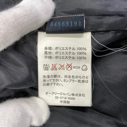 【中古品】【メンズ】 OAKLEY オークリー LOGO ZIP NYLON JACKET 419271JP ロゴ ジップ ナイロンジャケット 148-260820-as-30-izu サイズ：L カラー：ブラック 万代Net店