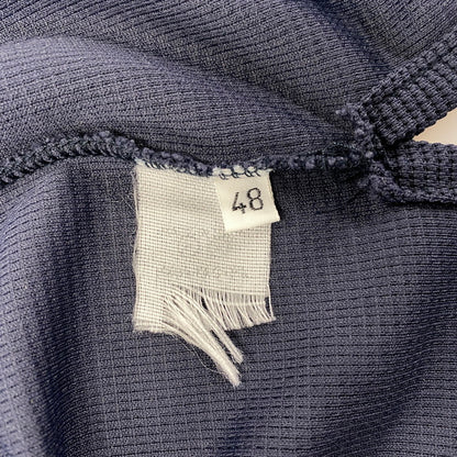 【中古品】【メンズ】 VERSACE SPORT ヴェルサーチ スポーツ HALFZIP SS WAFFLE POLO SHIRT ハーフジップ ショートスリーブ ワッフル ポロ シャツ トップス 半袖 141-260819-cs-15-izu サイズ：48 カラー：ネイビー 万代Net店