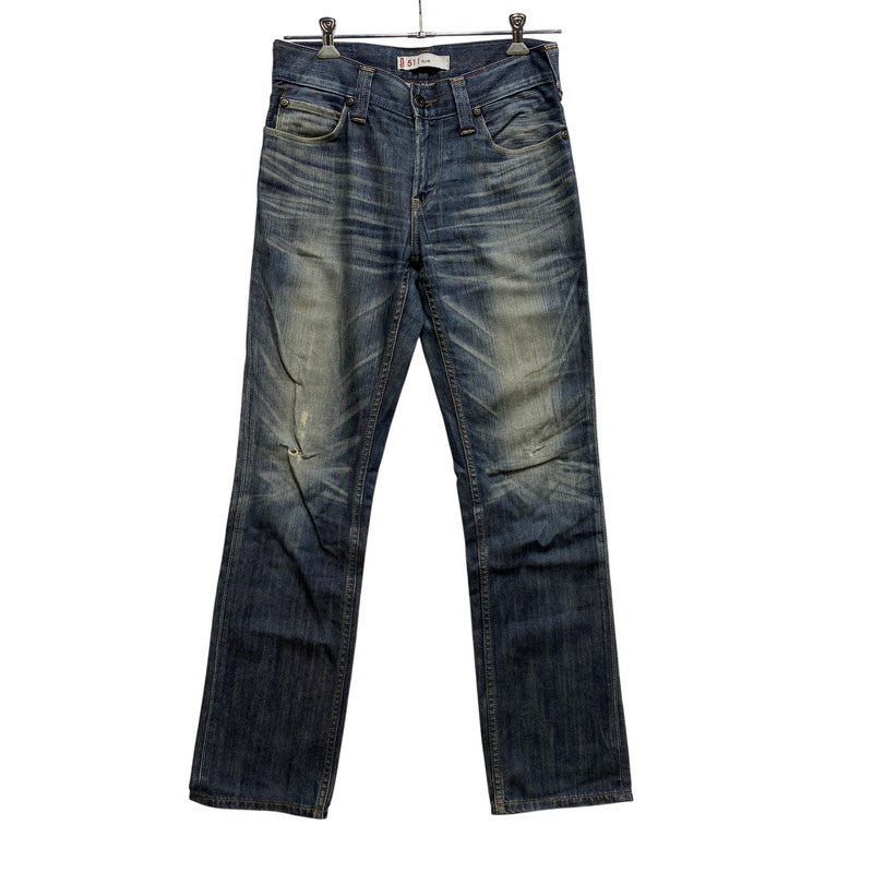 【中古品】【メンズ】 Levi's リーバイス SQUARE TOP BLOCK 511 SLIM DENIM PANTS EU511-0009 スクエア トップ ブロック スリム デニムパンツ ジーンズ 刻印V11 157-260820-as-33-izu サイズ：32×32 カラー：インディゴ 万代Net店