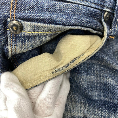 【中古品】【メンズ】 Levi's リーバイス SQUARE TOP BLOCK 511 SLIM DENIM PANTS EU511-0009 スクエア トップ ブロック スリム デニムパンツ ジーンズ 刻印V11 157-260820-as-33-izu サイズ：32×32 カラー：インディゴ 万代Net店