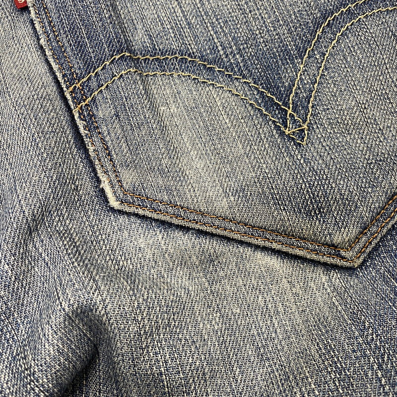 【中古品】【メンズ】 Levi's リーバイス SQUARE TOP BLOCK 511 SLIM DENIM PANTS EU511-0009 スクエア トップ ブロック スリム デニムパンツ ジーンズ 刻印V11 157-260820-as-33-izu サイズ：32×32 カラー：インディゴ 万代Net店