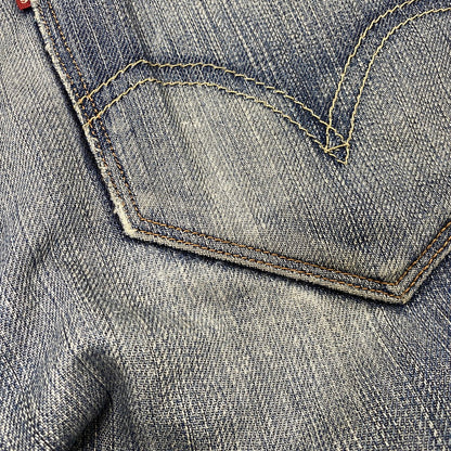 【中古品】【メンズ】 Levi's リーバイス SQUARE TOP BLOCK 511 SLIM DENIM PANTS EU511-0009 スクエア トップ ブロック スリム デニムパンツ ジーンズ 刻印V11 157-260820-as-33-izu サイズ：32×32 カラー：インディゴ 万代Net店