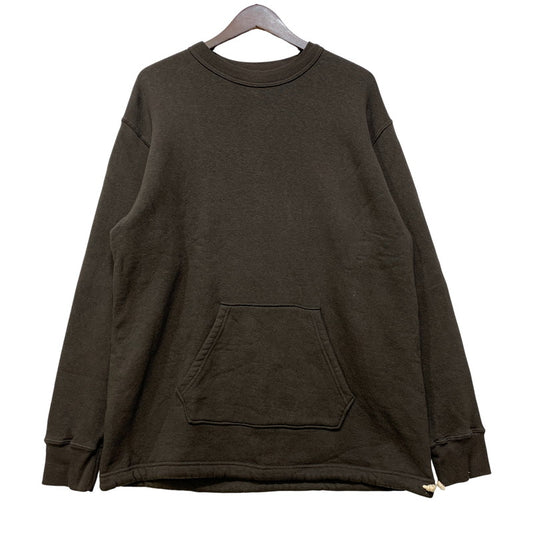 【中古品】【メンズ】 DUBBLEWORKS ダブルワークス WAREHOUSE DRAW CORD SWEATSHIRT ウエアハウス ドローコード スウェット 145-260821-as-08-izu サイズ：XL カラー：ブラウン 万代Net店