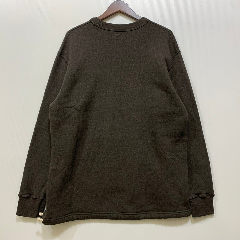 【中古品】【メンズ】 DUBBLEWORKS ダブルワークス WAREHOUSE DRAW CORD SWEATSHIRT ウエアハウス ドローコード スウェット 145-260821-as-08-izu サイズ：XL カラー：ブラウン 万代Net店