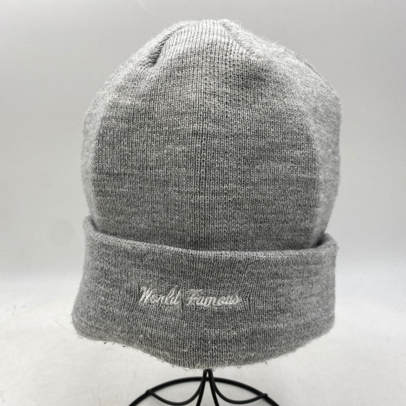 【中古品】【メンズ/レディース】 SUPREME×NEWERA シュプリーム ニューエラ 20AW CROSS BOX LOGO BEANIE クロス ボックス ロゴ ビーニー 帽子 185-260810-cs-14-izu サイズ：F カラー：グレー 万代Net店