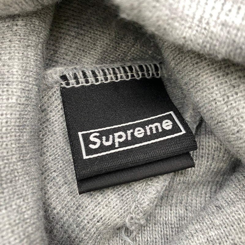 【中古品】【メンズ/レディース】 SUPREME×NEWERA シュプリーム ニューエラ 20AW CROSS BOX LOGO BEANIE クロス ボックス ロゴ ビーニー 帽子 185-260810-cs-14-izu サイズ：F カラー：グレー 万代Net店