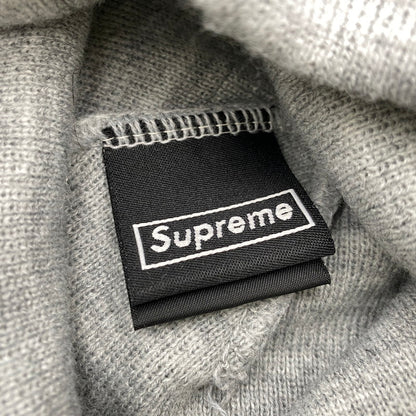 【中古品】【メンズ/レディース】 SUPREME×NEWERA シュプリーム ニューエラ 20AW CROSS BOX LOGO BEANIE クロス ボックス ロゴ ビーニー 帽子 185-260810-cs-14-izu サイズ：F カラー：グレー 万代Net店