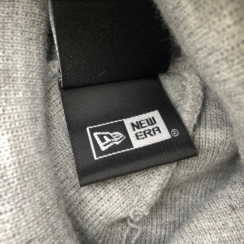 【中古品】【メンズ/レディース】 SUPREME×NEWERA シュプリーム ニューエラ 20AW CROSS BOX LOGO BEANIE クロス ボックス ロゴ ビーニー 帽子 185-260810-cs-14-izu サイズ：F カラー：グレー 万代Net店
