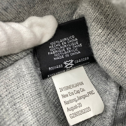 【中古品】【メンズ/レディース】 SUPREME×NEWERA シュプリーム ニューエラ 20AW CROSS BOX LOGO BEANIE クロス ボックス ロゴ ビーニー 帽子 185-260810-cs-14-izu サイズ：F カラー：グレー 万代Net店