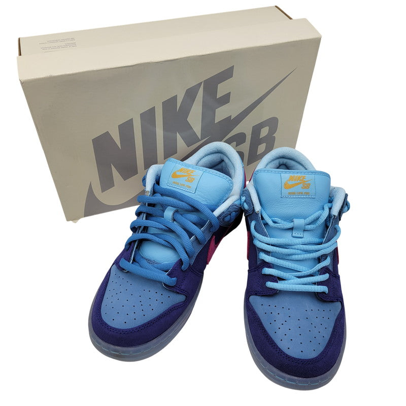 【中古品】【メンズ】 NIKE SB ナイキエスビー × RUN THE JEWELS ラン ザ ジュエルズ DUNK LOW PRO QS DO9404-400 ダンク ロー プロ QS スニーカー 靴 160-260821-as-16-izu サイズ：26.5cm カラー：DEEP ROYAL BLUE/ACTIVE PINK 万代Net店