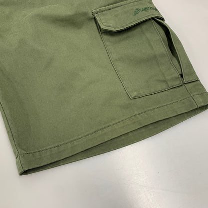 【中古品】【メンズ】 SUPREME シュプリーム CARGO WORK SHORTS カーゴ ワーク ショーツ パンツ ボトムス ズボン 149-260818-cs-04-izu サイズ：34 カラー：カーキ 万代Net店