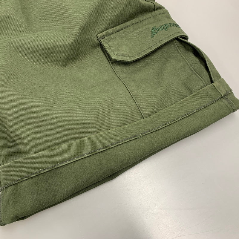 【中古品】【メンズ】 SUPREME シュプリーム CARGO WORK SHORTS カーゴ ワーク ショーツ パンツ ボトムス ズボン 149-260818-cs-04-izu サイズ：34 カラー：カーキ 万代Net店