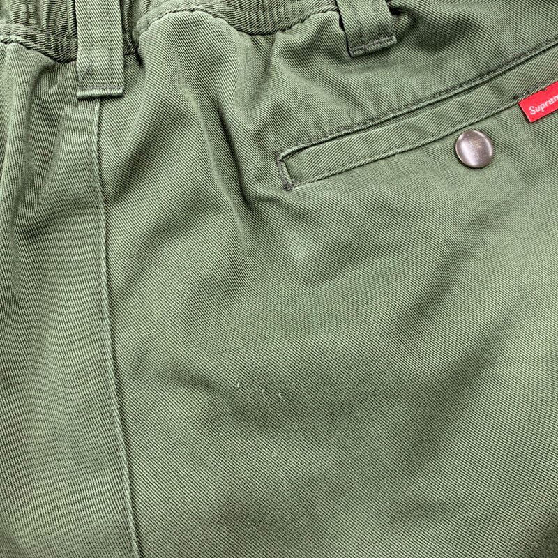 【中古品】【メンズ】 SUPREME シュプリーム CARGO WORK SHORTS カーゴ ワーク ショーツ パンツ ボトムス ズボン 149-260818-cs-04-izu サイズ：34 カラー：カーキ 万代Net店