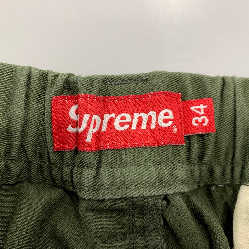【中古品】【メンズ】 SUPREME シュプリーム CARGO WORK SHORTS カーゴ ワーク ショーツ パンツ ボトムス ズボン 149-260818-cs-04-izu サイズ：34 カラー：カーキ 万代Net店