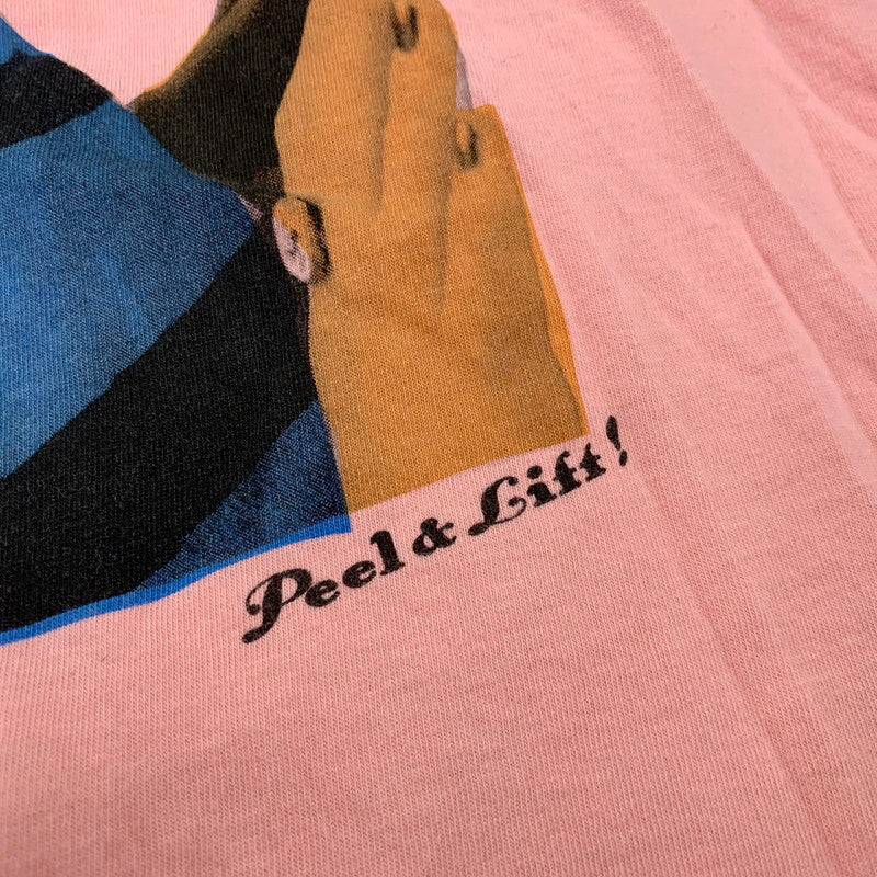 【中古品】【メンズ】 PEEL&LIFT ピールアンドリフト SOO CATWOMAN SS TEE スー キャットウーマン 半袖 Tシャツ 140-260820-as-27-izu サイズ：M カラー：ピンク 万代Net店