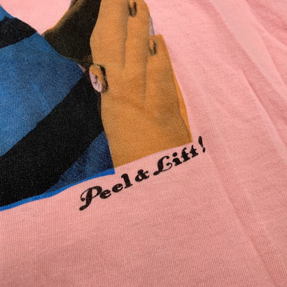 【中古品】【メンズ】 PEEL&LIFT ピールアンドリフト SOO CATWOMAN SS TEE スー キャットウーマン 半袖 Tシャツ 140-260820-as-27-izu サイズ：M カラー：ピンク 万代Net店