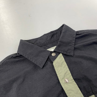 【中古品】【メンズ】 THE NORTH FACE ザ・ノースフェイス NR11961 LS NUPTSE SHIRT ロングスリーブ ヌプシ シャツ トップス 長袖 144-260819-cs-16-izu サイズ：L カラー：カーキ×ブラック 万代Net店