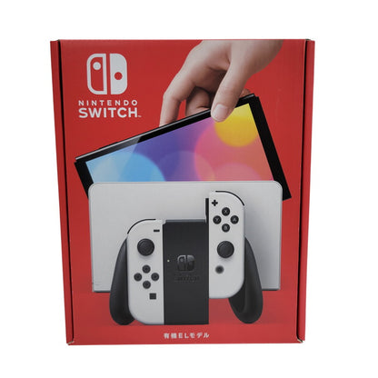 【中古美品】 【未使用】【ゲーム】Nintendo Switch (有機ELモデル) Joy-Con(L)/(R) ホワイト HEG-S-KAAAA(JPN) 任天堂 ニンテンドースイッチ 本体 034-260926-as-02-izu 万代Net店