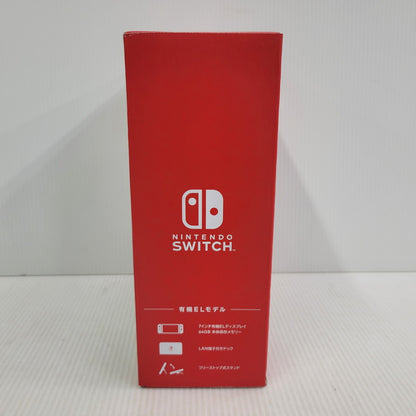 【中古美品】 【未使用】【ゲーム】Nintendo Switch (有機ELモデル) Joy-Con(L)/(R) ホワイト HEG-S-KAAAA(JPN) 任天堂 ニンテンドースイッチ 本体 034-260926-as-02-izu 万代Net店