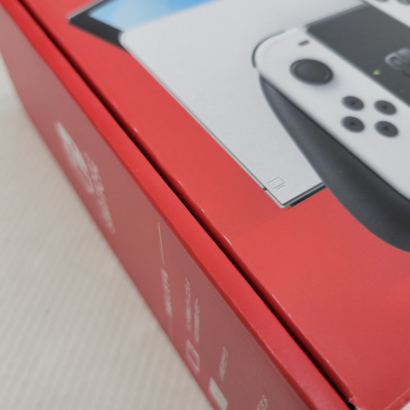 【中古美品】 【未使用】【ゲーム】Nintendo Switch (有機ELモデル) Joy-Con(L)/(R) ホワイト HEG-S-KAAAA(JPN) 任天堂 ニンテンドースイッチ 本体 034-260926-as-02-izu 万代Net店