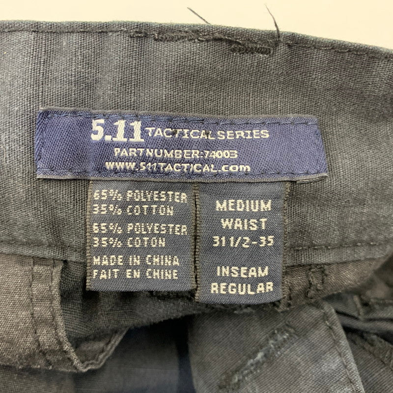 【中古品】【メンズ】 5.11 TACTICAL 5.11タクティカル CARGO PANTS US3512 カーゴパンツ 155-260820-as-21-izu サイズ：M カラー：ブラック 万代Net店