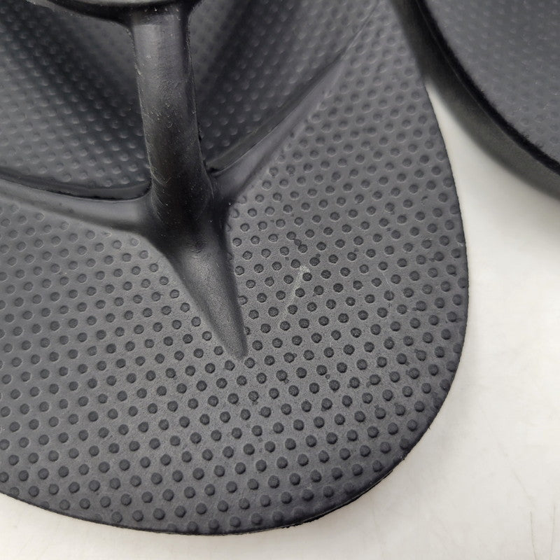 【中古美品】【メンズ】 ARCHIES アーチーズ ARCH SUPPORT THONGS アーチサポート トングサンダル 靴 164-260821-as-13-izu サイズ：27cm カラー：ブラック 万代Net店
