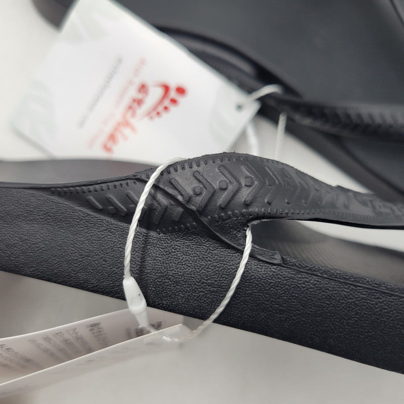 【中古美品】【メンズ】 ARCHIES アーチーズ ARCH SUPPORT THONGS アーチサポート トングサンダル 靴 164-260821-as-13-izu サイズ：27cm カラー：ブラック 万代Net店