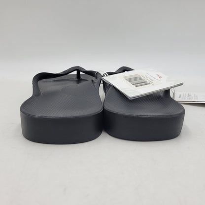 【中古美品】【メンズ】 ARCHIES アーチーズ ARCH SUPPORT THONGS アーチサポート トングサンダル 靴 164-260821-as-13-izu サイズ：27cm カラー：ブラック 万代Net店