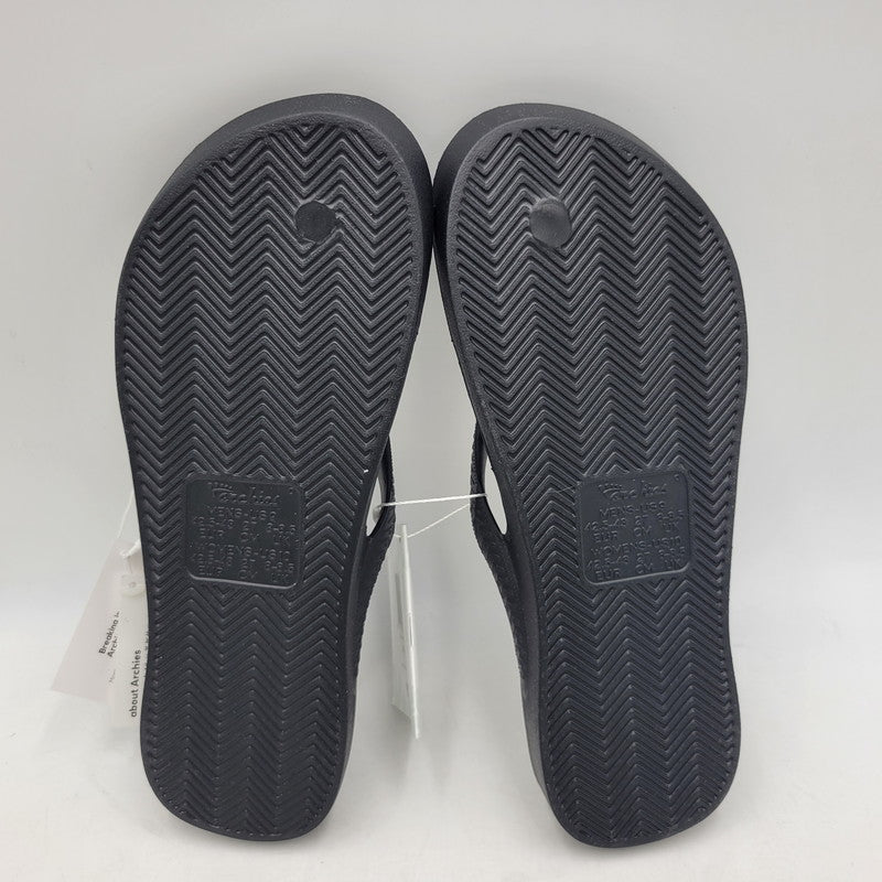 【中古美品】【メンズ】 ARCHIES アーチーズ ARCH SUPPORT THONGS アーチサポート トングサンダル 靴 164-260821-as-13-izu サイズ：27cm カラー：ブラック 万代Net店