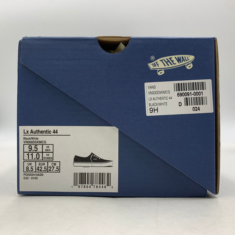 【中古美品】【メンズ】 VANS PREMIUM バンズ プレミアム VN000D5KMCG AUTHENTIC 44 オーセンティック スニーカー シューズ 靴 162-260810-cs-03-izu サイズ：27.5cm カラー：ブラック×ホワイト 万代Net店