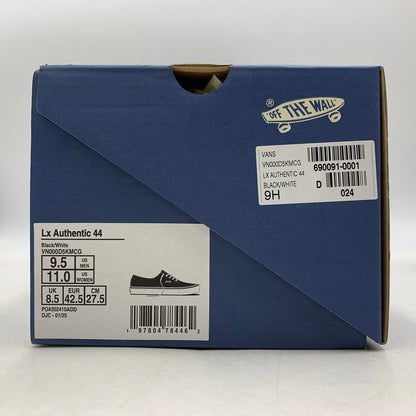 【中古美品】【メンズ】 VANS PREMIUM バンズ プレミアム VN000D5KMCG AUTHENTIC 44 オーセンティック スニーカー シューズ 靴 162-260810-cs-03-izu サイズ：27.5cm カラー：ブラック×ホワイト 万代Net店