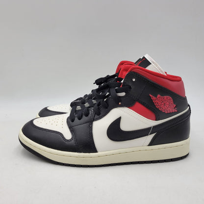 【中古品】【メンズ】 NIKE ナイキ WMNS AIR JORDAN 1 MID BQ6472-061 ウィメンズ エア ジョーダン 1 ミッド スニーカー 靴 160-260821-as-15-izu サイズ：28cm カラー：BLACK/GYM RED-SAIL 万代Net店