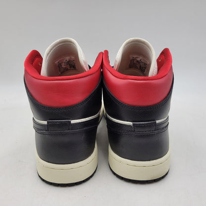 【中古品】【メンズ】 NIKE ナイキ WMNS AIR JORDAN 1 MID BQ6472-061 ウィメンズ エア ジョーダン 1 ミッド スニーカー 靴 160-260821-as-15-izu サイズ：28cm カラー：BLACK/GYM RED-SAIL 万代Net店