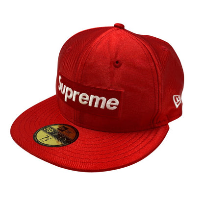 【中古品】【メンズ/レディース】 SUPREME×NEWERA シュプリーム ニューエラ 16SS DAZZLE BOX LOGO CAP ダズル ボックス ロゴ キャップ 帽子 185-260810-cs-13-izu サイズ：7 3/8（58.7cm） カラー：レッド 万代Net店
