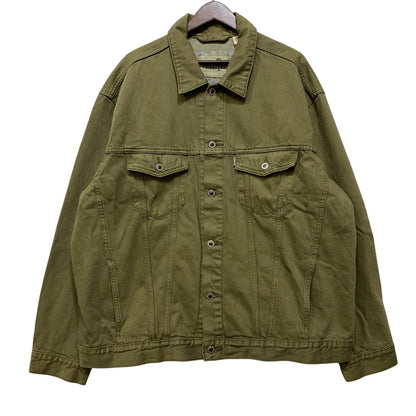 【中古品】【メンズ】 LEVI'S SILVER TAB リーバイス シルバータブ DENIM TRACKER JACKET PC9-A3179-0001 デニムトラッカージャケット 147-260821-as-06-izu サイズ：XL カラー：グリーン系 万代Net店