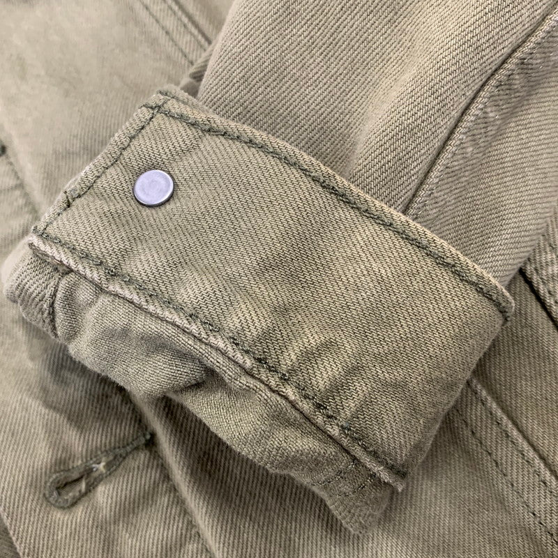 【中古品】【メンズ】 LEVI'S SILVER TAB リーバイス シルバータブ DENIM TRACKER JACKET PC9-A3179-0001 デニムトラッカージャケット 147-260821-as-06-izu サイズ：XL カラー：グリーン系 万代Net店