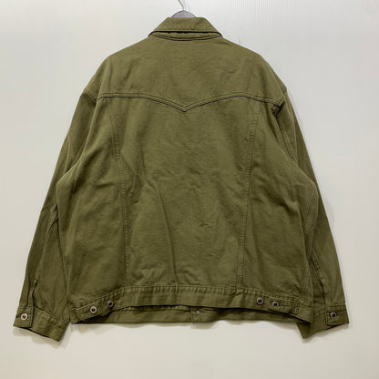 【中古品】【メンズ】 LEVI'S SILVER TAB リーバイス シルバータブ DENIM TRACKER JACKET PC9-A3179-0001 デニムトラッカージャケット 147-260821-as-06-izu サイズ：XL カラー：グリーン系 万代Net店