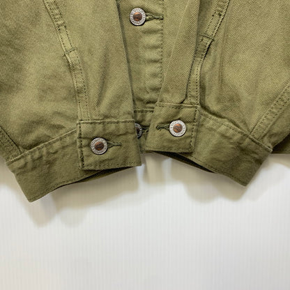 【中古品】【メンズ】 LEVI'S SILVER TAB リーバイス シルバータブ DENIM TRACKER JACKET PC9-A3179-0001 デニムトラッカージャケット 147-260821-as-06-izu サイズ：XL カラー：グリーン系 万代Net店