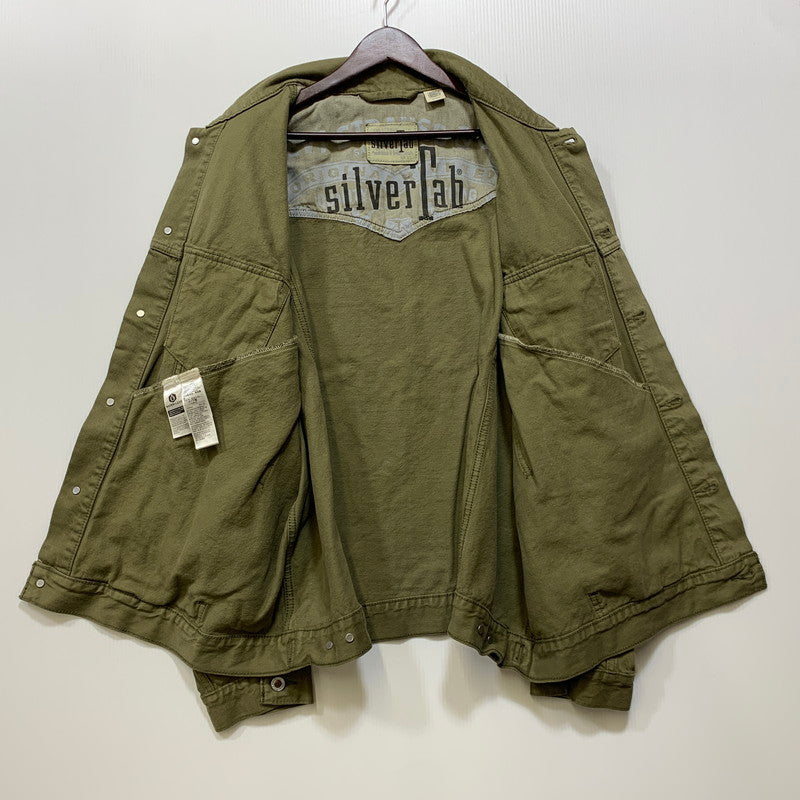 【中古品】【メンズ】 LEVI'S SILVER TAB リーバイス シルバータブ DENIM TRACKER JACKET PC9-A3179-0001 デニムトラッカージャケット 147-260821-as-06-izu サイズ：XL カラー：グリーン系 万代Net店