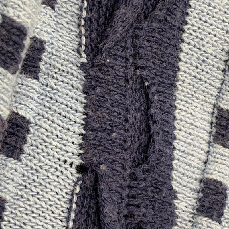【中古品】【メンズ】 COOGIE クージー 3D KNIT POLO SHIRT ニット ポロ シャツ トップス 半袖 146-260810-ya-06-izu サイズ：下記参照 カラー：ブルー 万代Net店
